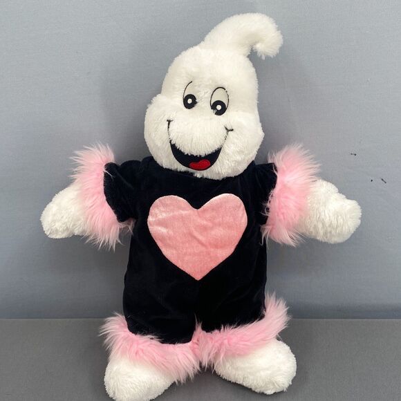 Build A Bear Boorific Happy Ghost & Costume Halloween Plush Stuffed Toy White 18 - Picture 1 of 16